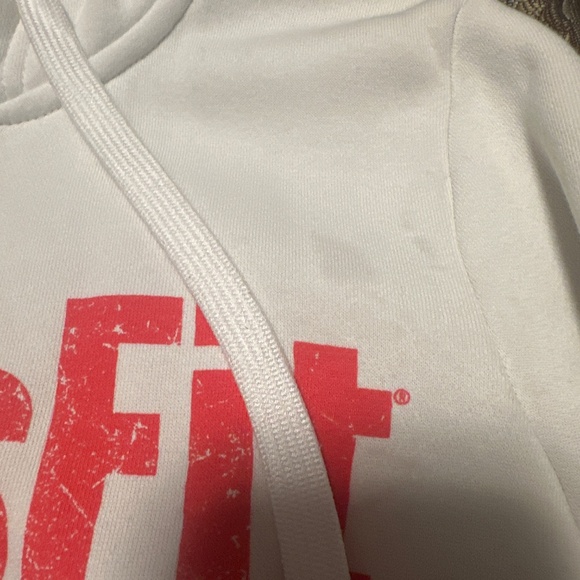 Reebok CrossFit Forging Elite White Sweater Size Small - Picture 3 of 4